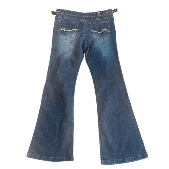 Vintage Tommy Hilfiger Flare Bell Bottom Jeans Juniors Size 11 - Picture 2 of 7